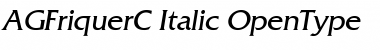 AGFriquerC Italic
