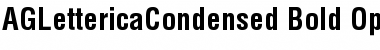 AGLettericaCondensed Bold Font
