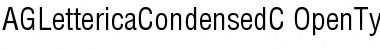 AGLettericaCondensedC Regular Font