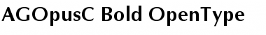 AGOpusC Font