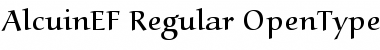 AlcuinEF Regular Font