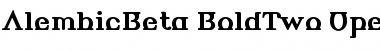 Download AlembicBeta-BoldTwo Font