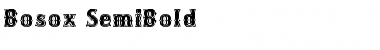Bosox SemiBold Font