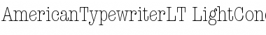 ITC American Typewriter LT Light Condensed Alternate Font