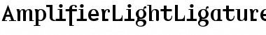 Amplifier LightLigatures Font