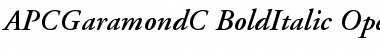 APCGaramondC Font