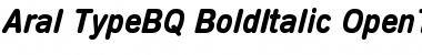Aral-Type BQ Font