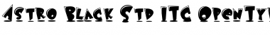 Astro Black Std ITC Font