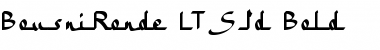 Download BousniRonde LT Std Bold Font