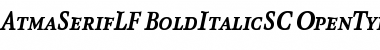 Download AtmaSerifLF-BoldItalicSC Font