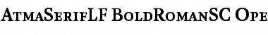 AtmaSerifLF-BoldRomanSC Regular Font