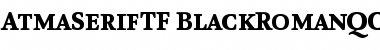 AtmaSerifTF-BlackRomanQC Regular Font