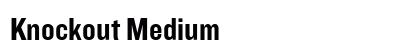 Knockout Medium Preview