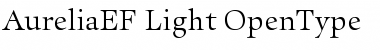 AureliaEF Light Font