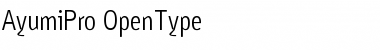 Ayumi Pro Regular Font