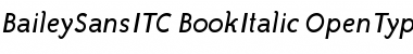 Bailey Sans ITC Book Italic