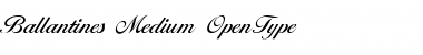 Ballantines-Medium Regular Font