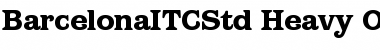 Barcelona ITC Std Font