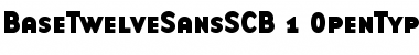 BaseTwelve SansSCB Font