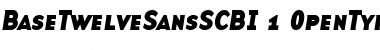 BaseTwelve SansSCBI Font