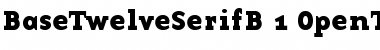 BaseTwelve SerifB Font