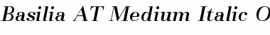Basilia AT Medium Italic Font