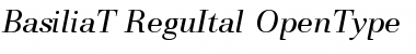 Basilia T Regular Italic