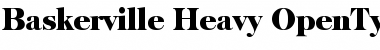 Baskerville-Heavy Regular Font