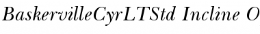 Baskerville Cyrillic LT Std Inclined Font