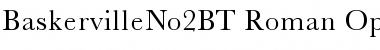 Baskerville No.2 Font