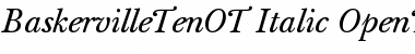 Download Baskerville Ten OT Font