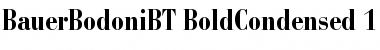 Bauer Bodoni Font