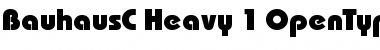 BauhausC Regular Font