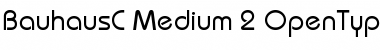 Download BauhausC Medium Font