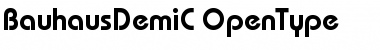 BauhausDemiC Font