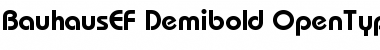 BauhausEF-Demibold Regular Font