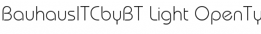 Download ITC Bauhaus Font