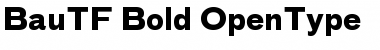 BauTF-Bold Regular Font