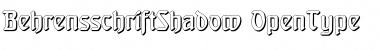 Behrensschrift Shadow Regular Font