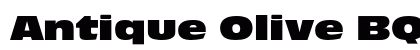 Antique Olive BQ Regular Font Preview