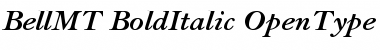 Bell MT Bold Italic