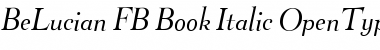 BeLucian FB Book Italic