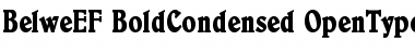 BelweEF-BoldCondensed Regular Font