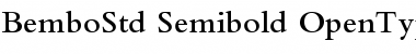 Bembo Std Font
