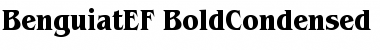 BenguiatEF-BoldCondensed Regular Font