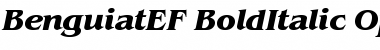 Download BenguiatEF-BoldItalic Font