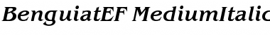 BenguiatEF-MediumItalic Regular Font