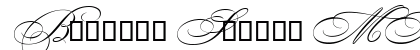 Bickham Script MM Sw Caps SwCaps Font Preview