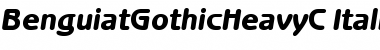 BenguiatGothicHeavyC Font