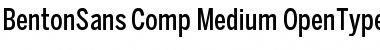 BentonSans Comp Medium Regular Font